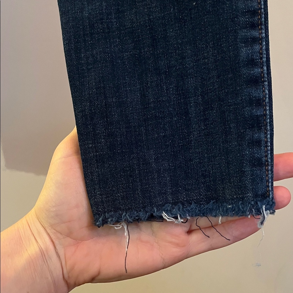 GUESS Women's Dark Blue Skinny Distressed Jeans - Picture 6 of 6